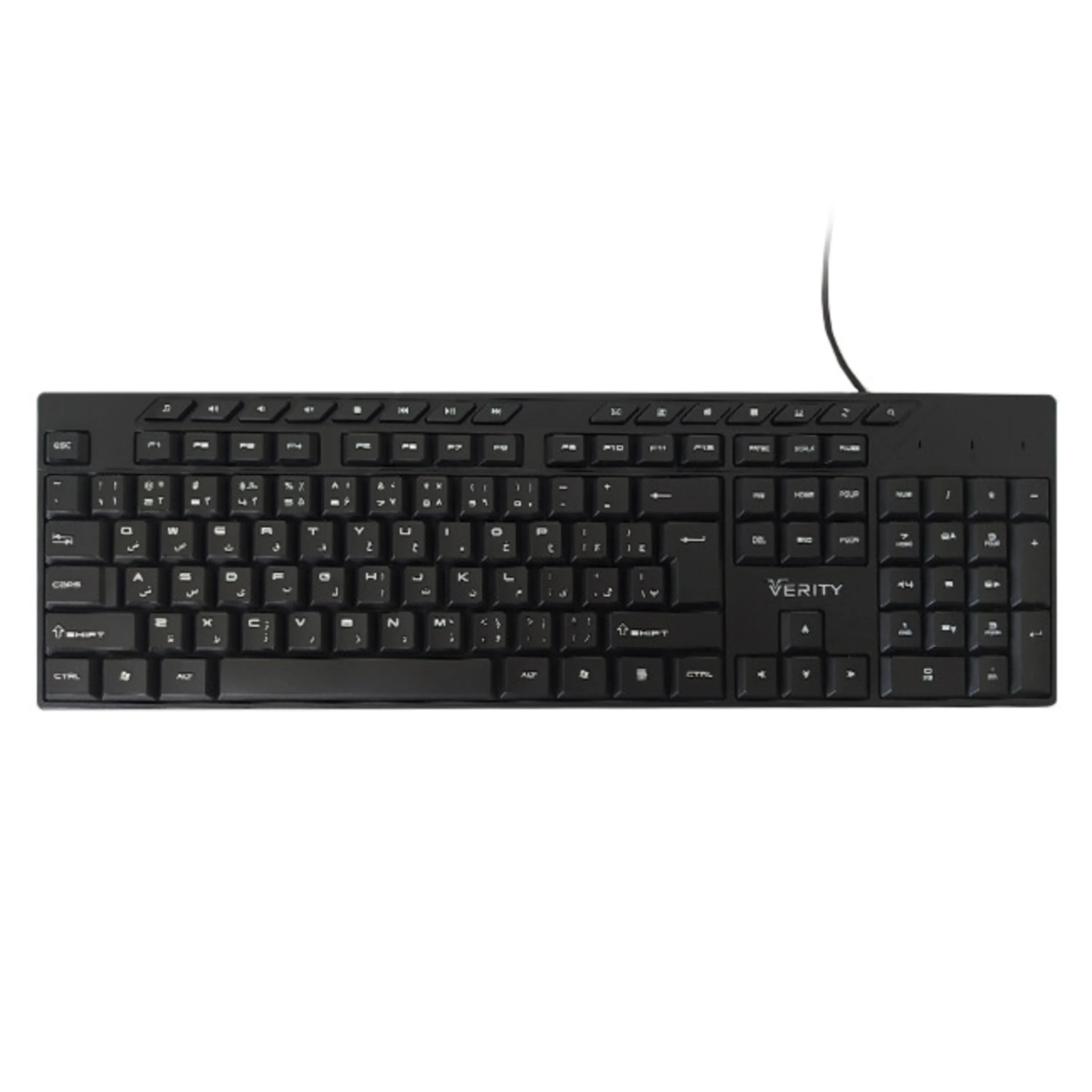 کیبورد وریتی مدل KT-010619|V-KB6123 کیبورد وریتی مدل KT-010619|V-KB6123